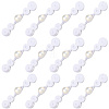 12Pcs Polyester Resin Cheongsam Buckle for Chinese Formal Dress DIY-CY0001-86B-1