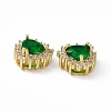 Rack Plating Brass Micro Pave Cubic Zirconia Beads KK-C007-12G-09-3