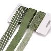 9 Yards 3 Styles Polyester Ribbon SRIB-A014-D02-1