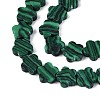 Synthetic Malachite Beads Strands G-N257-24A-06-4