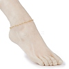 Brass Link Chain Bracelet & Necklace & Anklets Jewelry Sets SJEW-JS01167-9