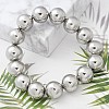 Brass Beaded Sretch Bracelets for Women BJEW-G736-13P-5