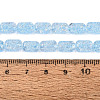 Transparent Crackle Glass Beads Strands GLAA-NH0001-04-A08-2