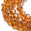 Transparent Electroplate Glass Beads Strands LS-EGLA-A039-T2mm-A28-3