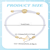 1pc Adjustable Nylon Cord Slider Bracelets for Women BJEW-LP0001-33X-G-2