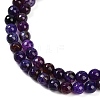 Faceted Natural Crackle Agate Beads Strands LS-G-F447-8mm-G01-01-4
