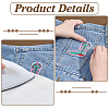 12Pcs Computerized Embroidery Polyester Iron on/Sew on Patches DIY-PH0035-83-3