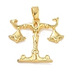 Brass Pendants KK-CBA7578-02G-1