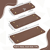 3Pcs Imitation Leather Bag Base DIY-WH0816-166A-G-2