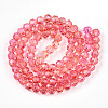 Baking Paint Transparent Glass Beads X1-DGLA-A035-T4mm-A01-3