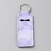 Marble Pattern Neoprene Lipstick Protective Case Portable Holder Pouch Keychain KEYC-WH0040-03B-1