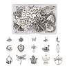 Kissitty 30Pcs 15 Style Tibetan Style Alloy Pendants FIND-KS0001-26-10