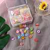 114Pcs 6 Style Resin Cabochons RESI-TA0001-25-4