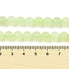 Natural New Jade Stone Round Bead Strands G-O039-16-8mm-A-5