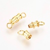 Brass Screw Clasps KK-R037-179G-NF-2