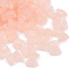 Frosted Transparent Acrylic Beads OACR-P029-20B-02-2