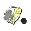 Cat with Football Sport Enamel Pins JEWB-I052-05EB-01-3