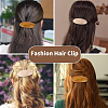 2Pcs 2 Colors Resin and Iron Hair Barrettes PHAR-WR0001-07-5