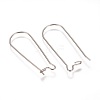 Tarnish Resistant 304 Stainless Steel Hoop Earrings Findings Kidney Ear Wires STAS-L216-22A-P-2