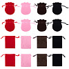 24Pcs 8 Styles Gourd & Rectangle Velvet Drawstring Packing Bags TP-TA0001-07B-2