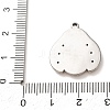 304 Stainless Steel Rhinestone Pendants RB-CBA862B-01P-3