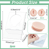  2Pcs Soft Silicone Ear Displays Mould for Earring Display ODIS-NB0001-39-2