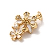 Brass Micro Pave Cubic Zirconia Pendants LS-KK-K358-01C-G-2