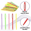 Child Plastic Knit Needles Sewing Knitting Cross Stitch TOOL-YW0001-78A-4
