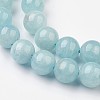 Natural Aquamarine Bead Strands G-J376-23-10mm-3