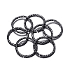304 Stainless Steel Twisted Open Jump Rings STAS-WH0021-13B-1
