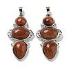 Synthetic Goldstone Pendants G-Q158-04K-1