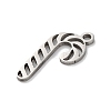 Anti-Tarnish Christmas 201 Stainless Steel Pendants STAS-Q015-08P-2