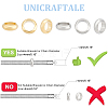 Unicraftale 60Pcs 2 Colors 201 Stainless Steel Spacer Beads STAS-UN0055-07-5