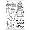 Custom Summer Theme PVC Plastic Clear Stamps DIY-WH0631-0076-8