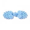 Handmade Chinese Frogs Knots Buttons Sets BUTT-WH0014-29G-1