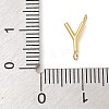 304 Stainless Steel Letter Connector Charms LS-STAS-M108-01G-25-3