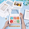 Rectangle Paper Biscuit Boxes with Clear Window CON-WH0098-15B-02-3