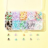 60G 10 Colors Opaque Acrylic Beads OACR-FS0001-75-7