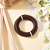 Braided Leather Cord with Core WL-CL0001-01C-3