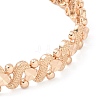 Brass Link Chain Bracelets for Women Men BJEW-P324-01I-KCG-2