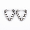 Triangle Huggie Hoop Earrings for Women EJEW-N016-007-NR-1