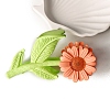 Sunflower PVC Claw Hair Clips PW-WGC7D60-02-1