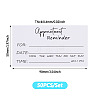 50Pcs Paper Appointment Reminder Cards AJEW-TADJ0001-22-4