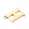 PVD Vacuum Plating  304 Stainless Steel Charms STAS-H112-H-G-3