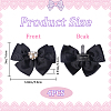 4Pcs Polyester Bowknot Shoe Decorations FIND-GF0006-41-2