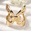 304 Stainless Steel Open Cuff Bangles for Women LS-BJEW-K264-03G-2