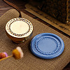Golden Plated Wax Seal Brass Stamp Head LS-AJEW-C031-01C-1