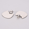 Non-Tarnish 304 Stainless Steel Pendants STAS-S081-093-2