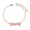 SHEGRACE Titanium Steel Charm Anklet JA97A-1