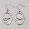 304 Stainless Steel Geometry Dangle Earring Settings FIND-WH0032-74P-03-1